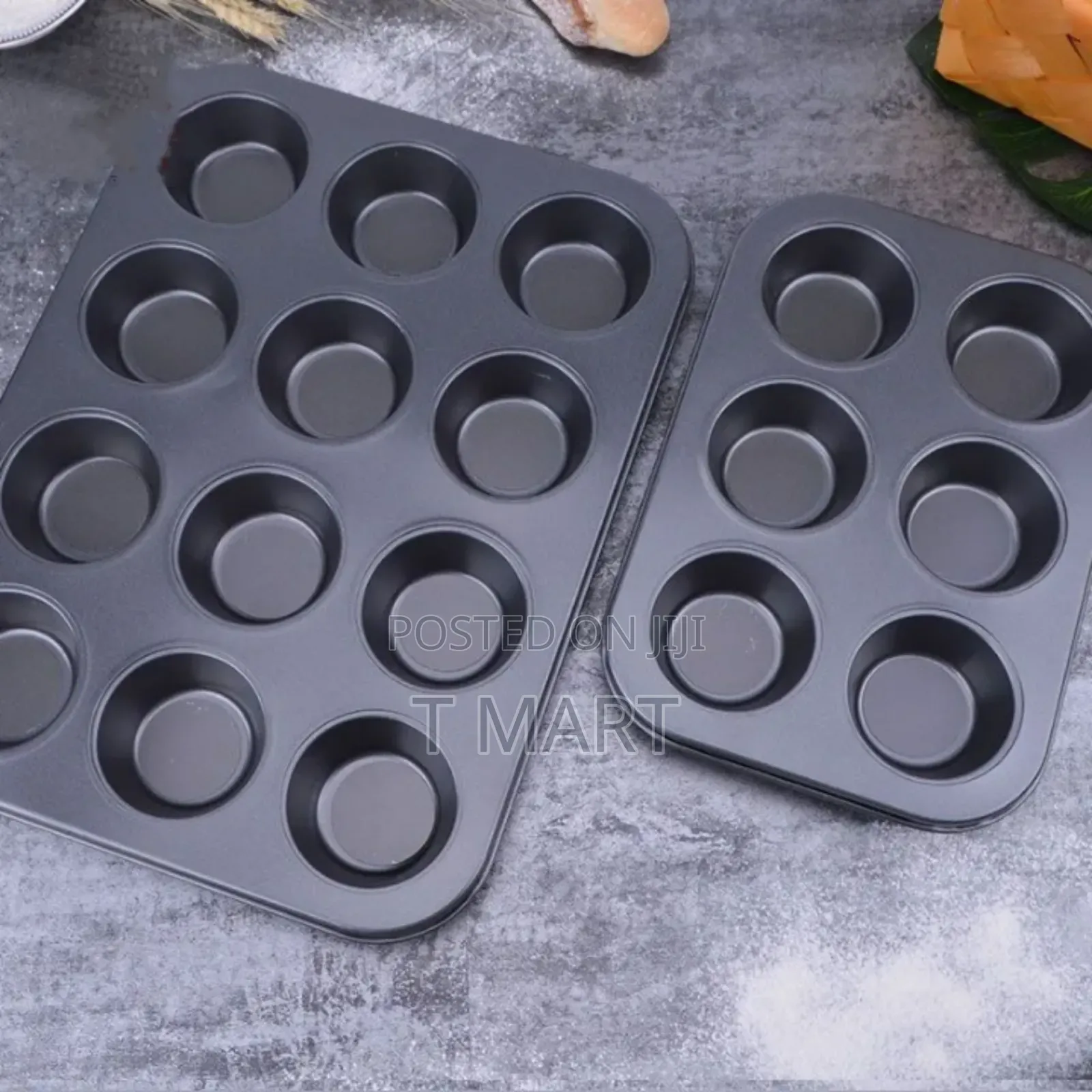 __12 ፒስ Muffin Pan