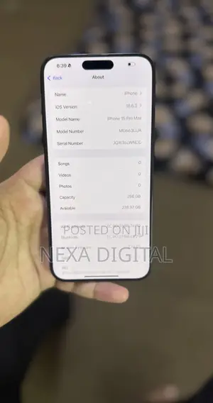 New Apple iPhone 15 Pro Max 512 GB Gray