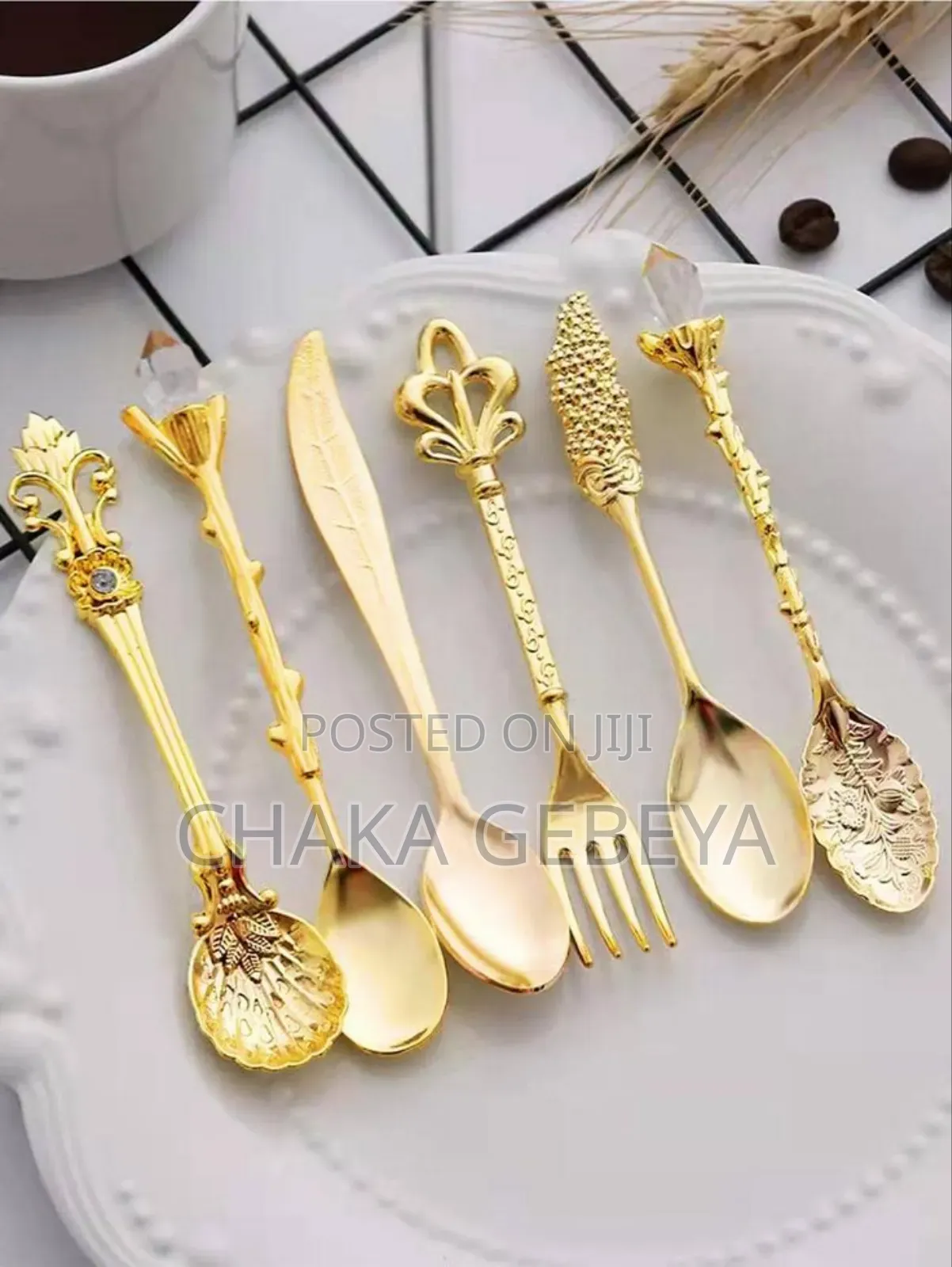 Luxury Tea Time Spoons - Beautiful Gift Set for Coffee Ceremony