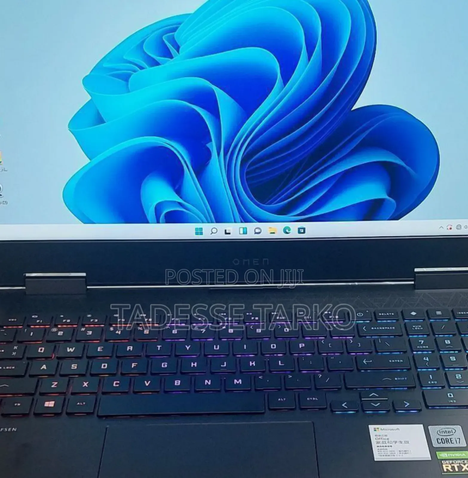 New Laptop HP Omen 15 16GB Intel Core I7 SSD 512GB