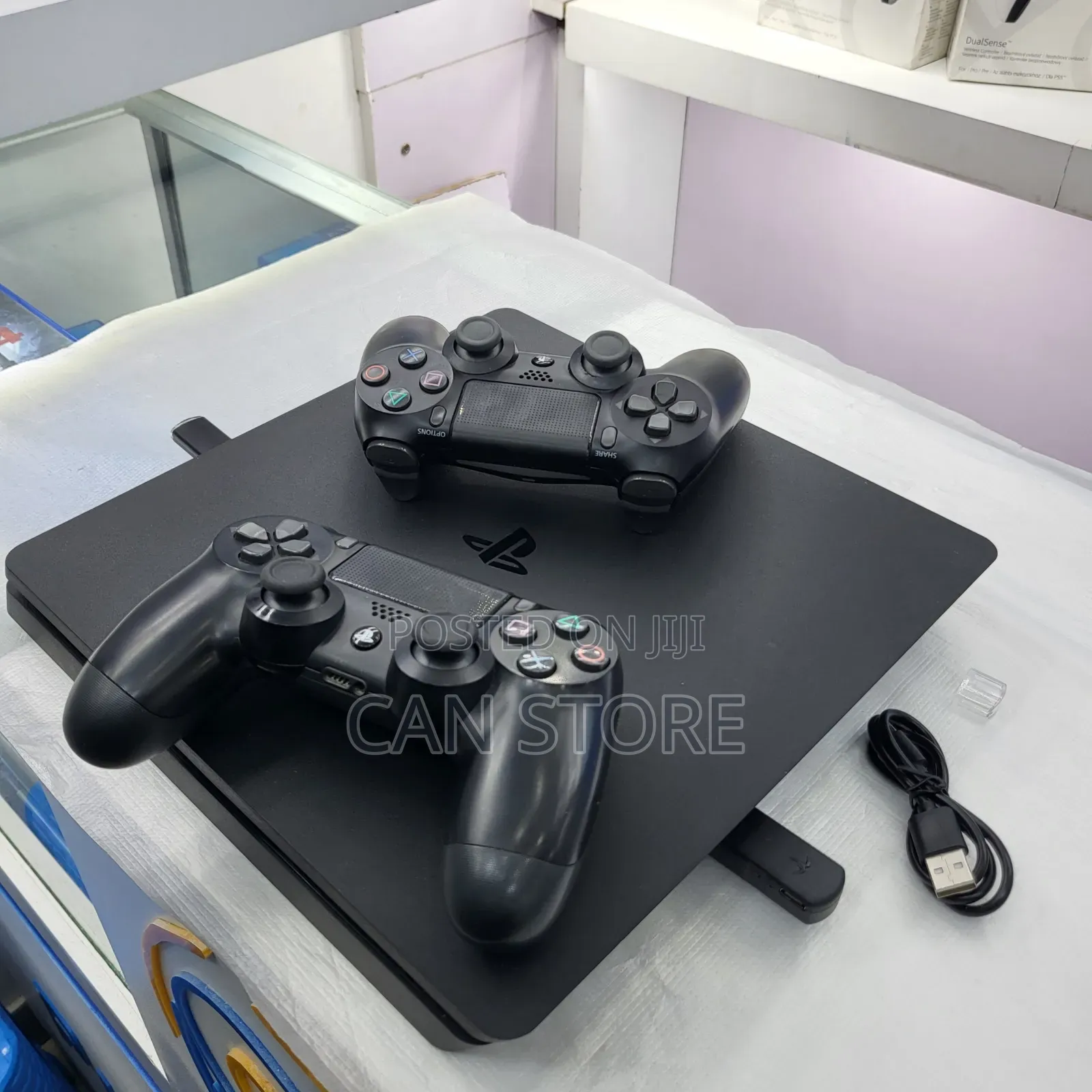 Playstation 4slim With Two Original Joystick Six Month Warranty