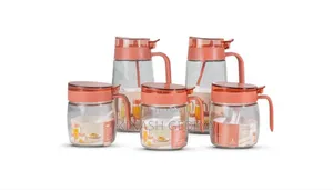 5pcs High Quality Glass Spice and Oil Storage Set