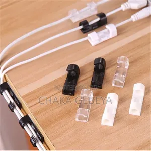 16-Pack Adhesive Cable Clips | Organize Wires Without Damaging Walls