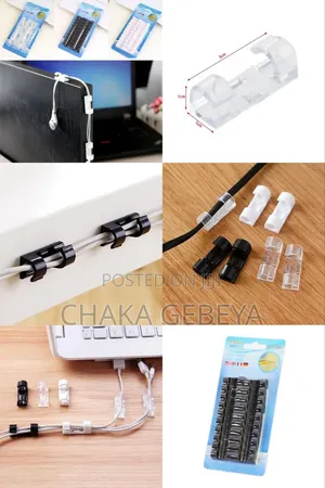 16-Pack Adhesive Cable Clips | Organize Wires Without Damaging Walls