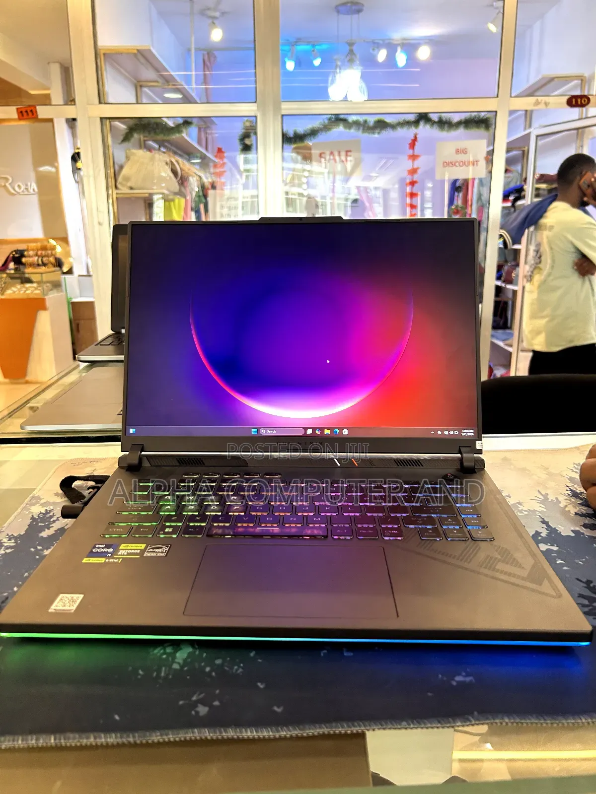 New Laptop Asus ROG Strix G17 16GB Intel Core I9 SSD 1T