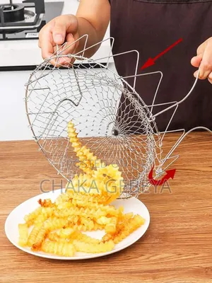 Durable Cooking Basket for Draining Frying | All-in-One Tool