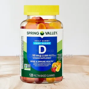 Zero Sugar Vitamin D Gummies, 50 MCG (2,000 Iu), 120 Count