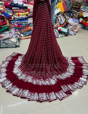 የህንድ 6 ሜትር ሽፎን ጨርቆች