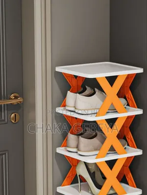 Portable Shoe Storage Organizer 27x27x86cm | Easy Assembly