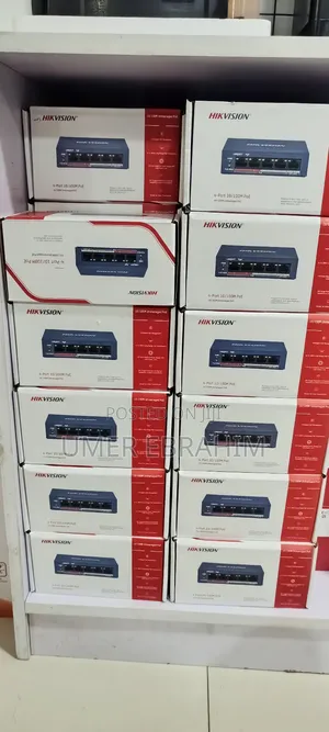 Hikvision 4port Unmanaged Poe እዊች