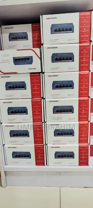 Hikvision 4port Unmanaged Poe እዊች