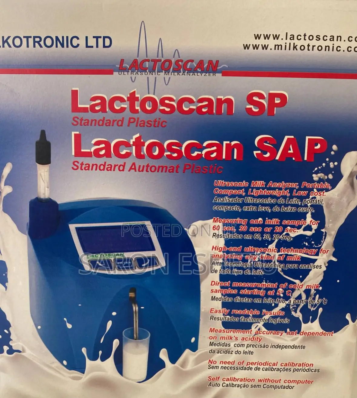 Lactose Can Milk Analyzer