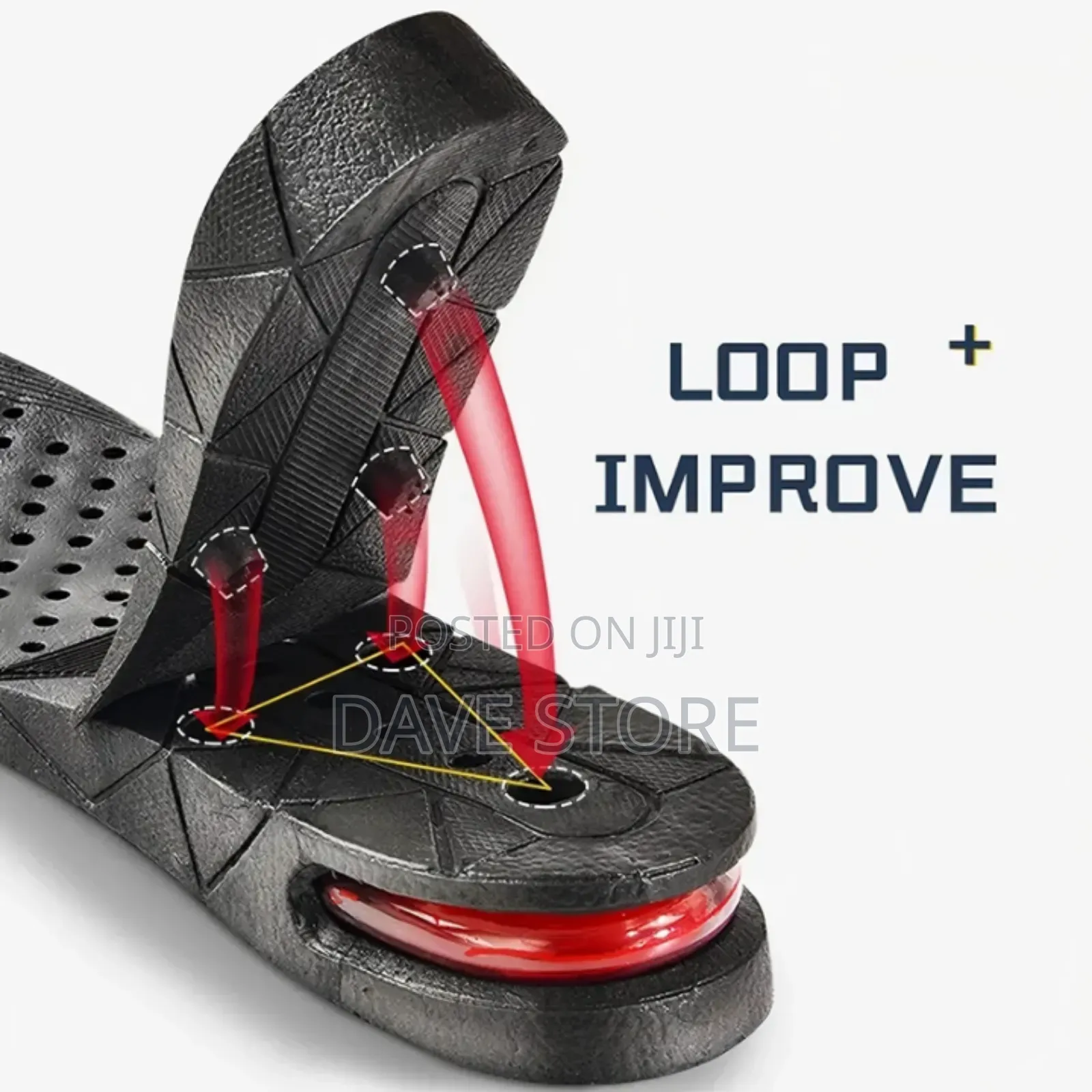 Height Increase Insoles With Heel.