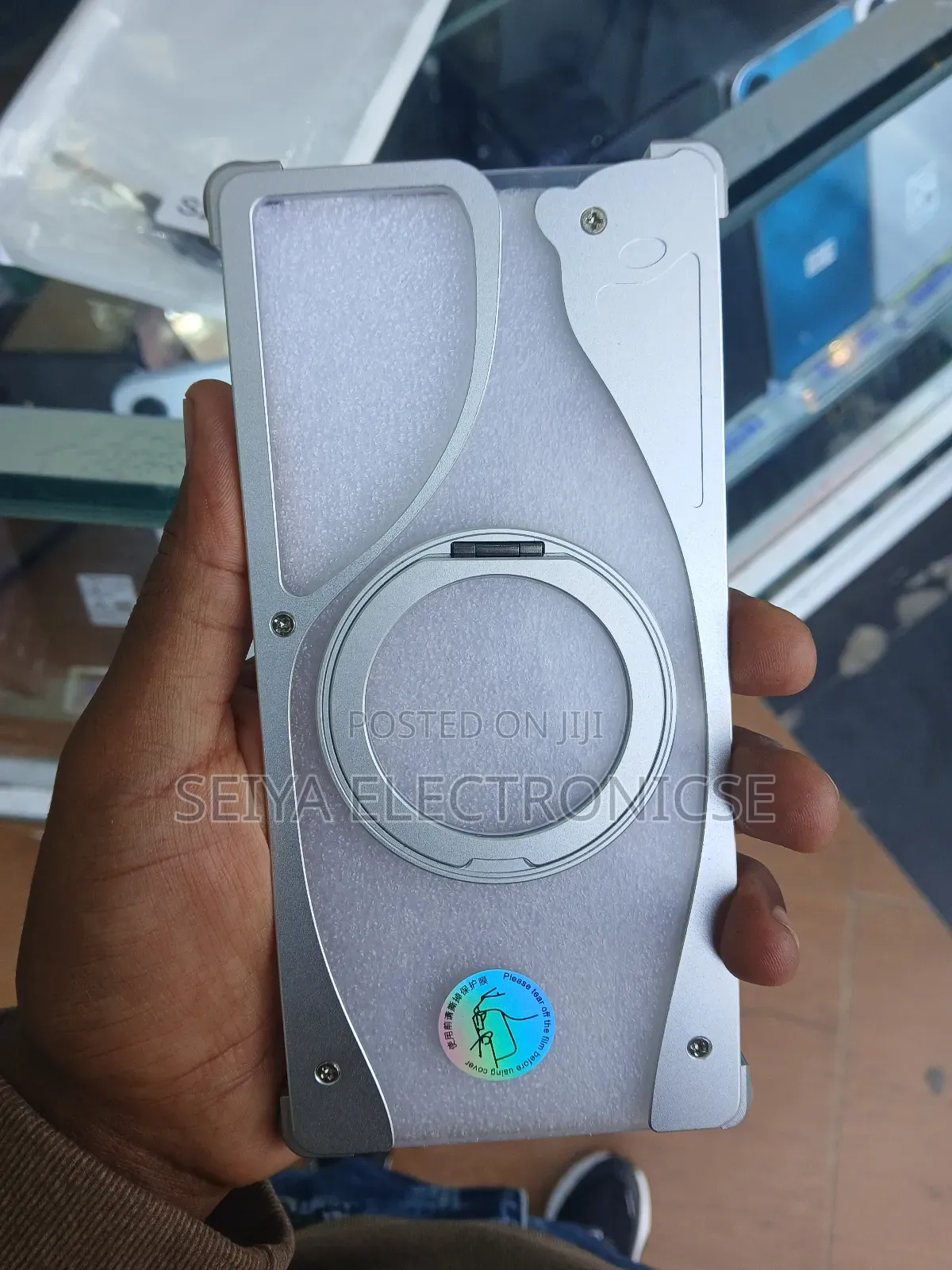 Samsung Ultra S22 Transparente Freamlass Metal Case Cover