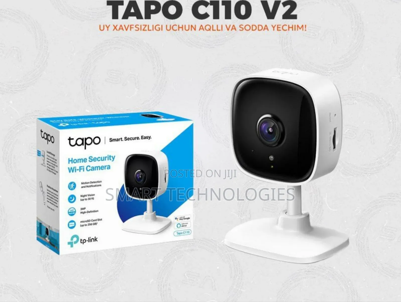 Tapo C110 V2 3mp Smart Wi-Fi Surveillance Camera