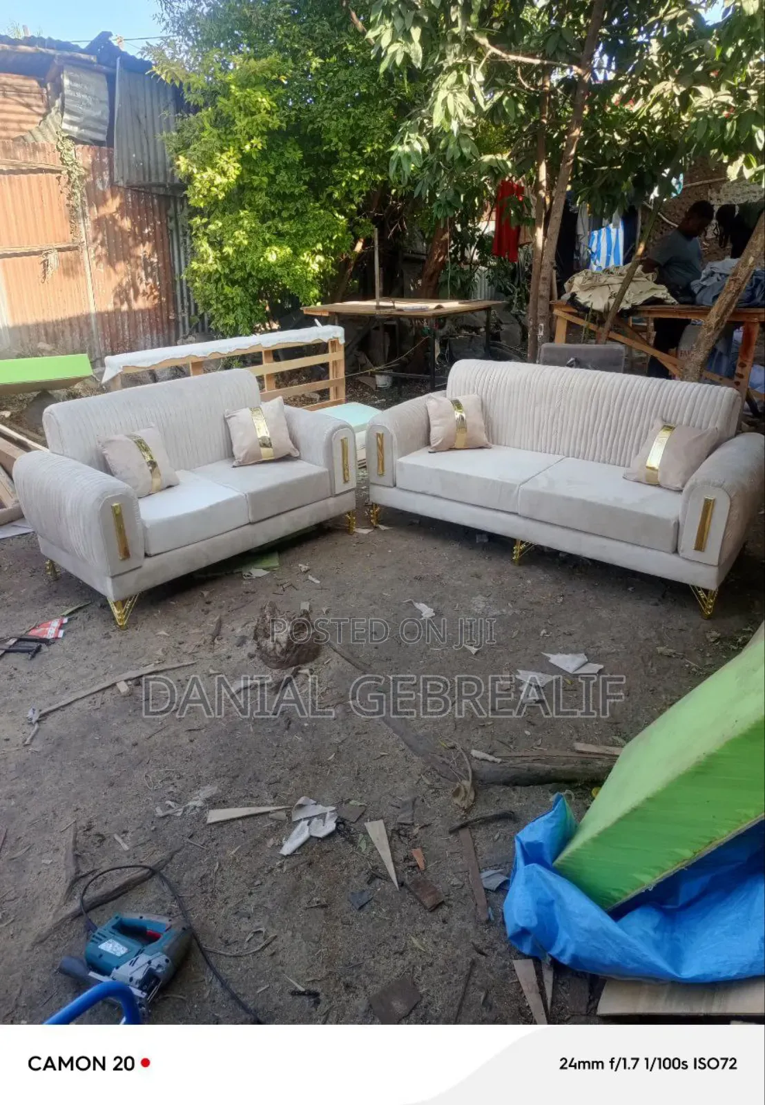 Sofa Crem Keler 4018