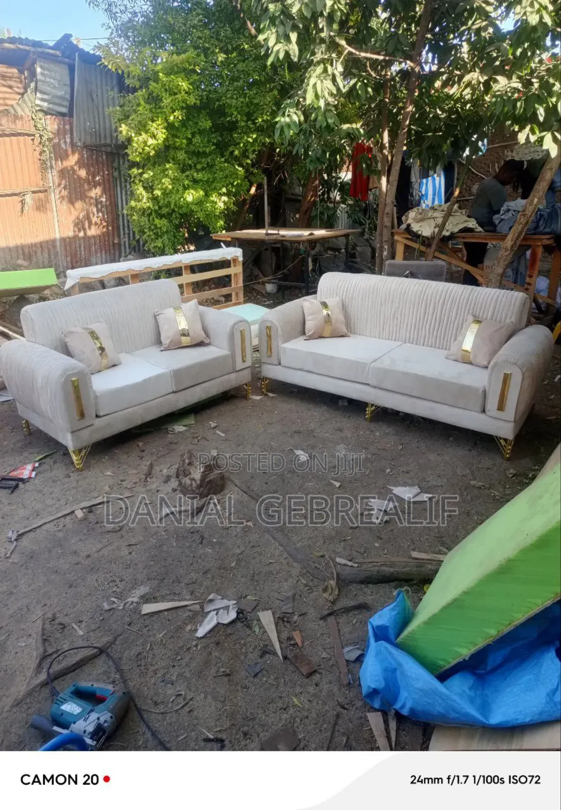 Sofa Crem Keler 4018