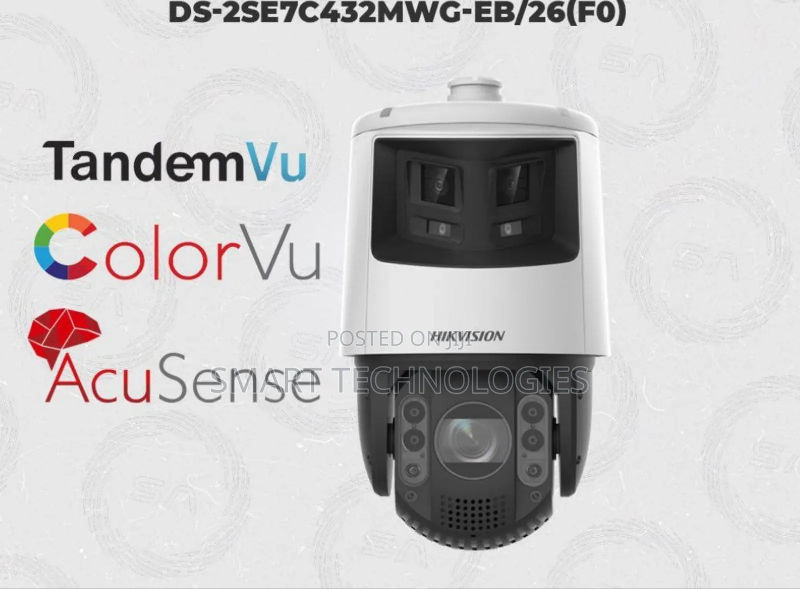 Tandemvu 6mp + 4mp PTZ Camera | 32x Zoom | Colorvu Ir | Acusense