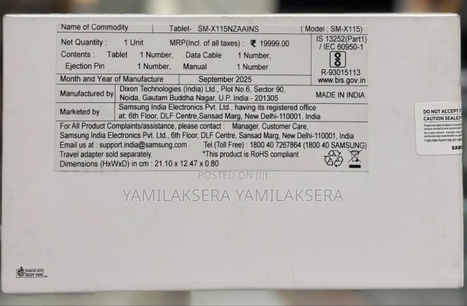 New Samsung Galaxy Tab A9 64 GB Silver