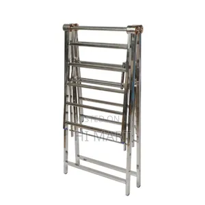 2 Wings Stainless Steel Foldable Cloth Drying Rack