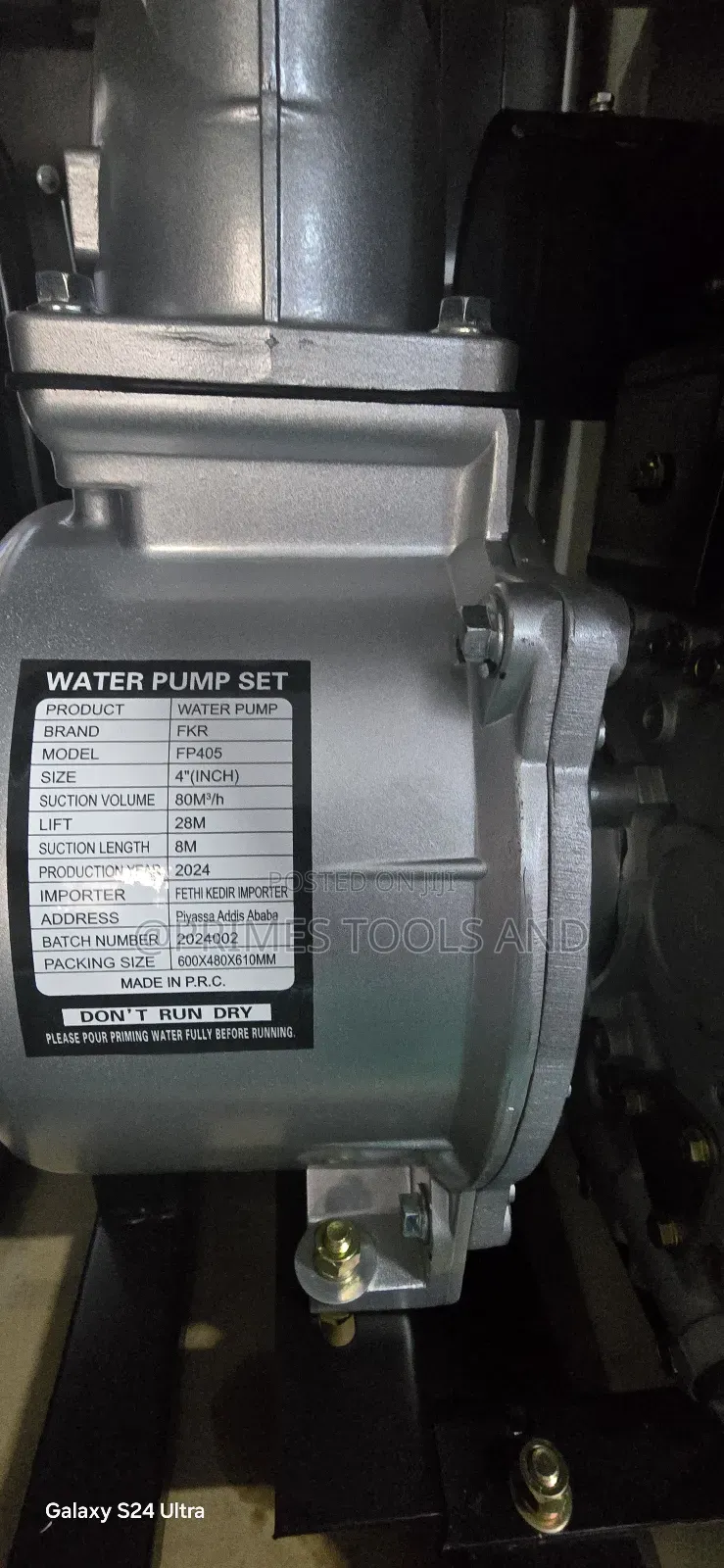 Four Inches Diesel Water Pumps