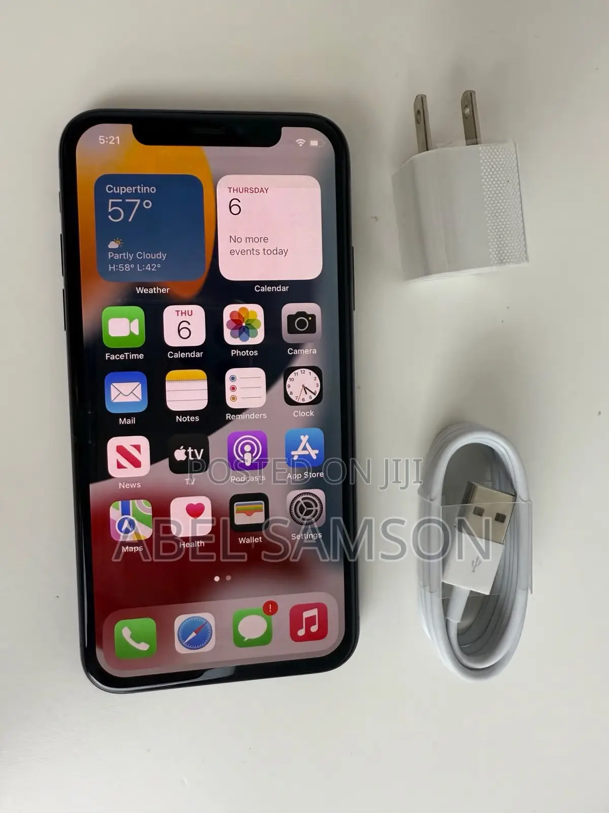 New Apple iPhone X 256 GB Black