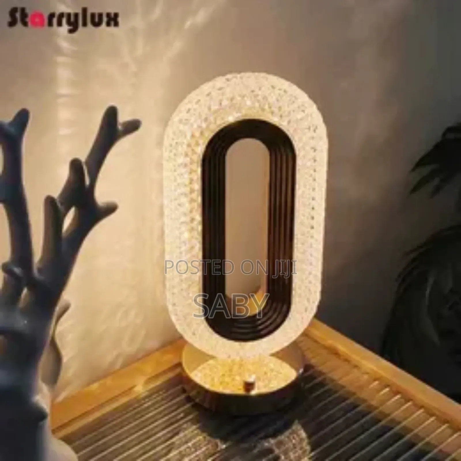 Modern Style Luxury Led Touch Modern Crystal Lamp