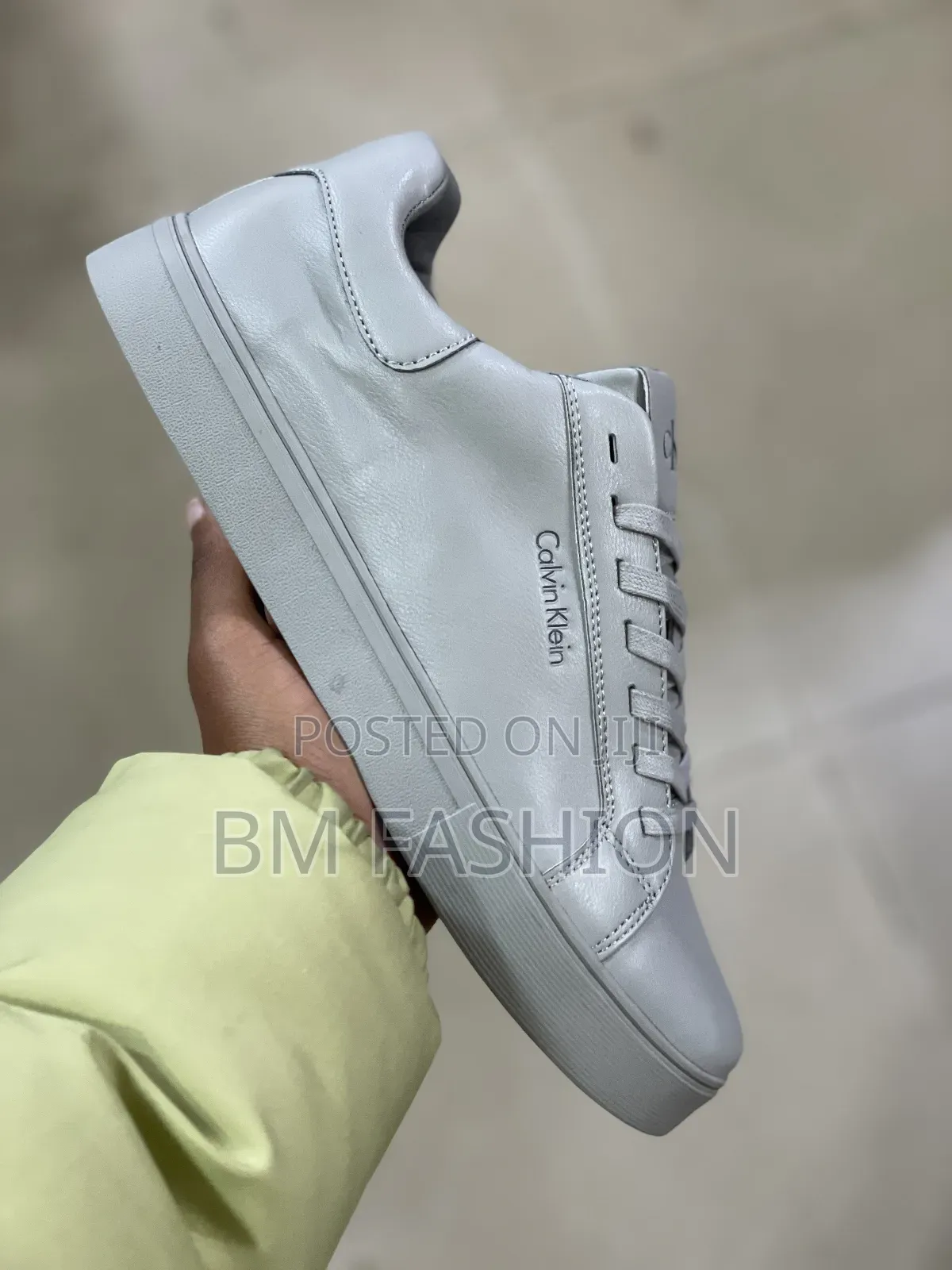 Calvin Klein Men's Sneakers (Monochromatic Design)