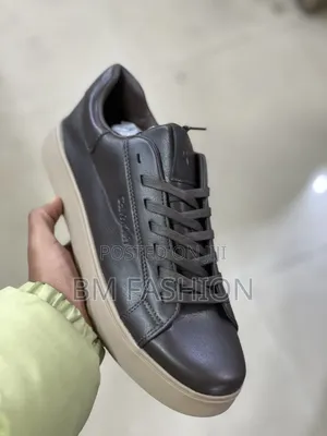 Calvin Klein Premium Smooth Leather Sneakers