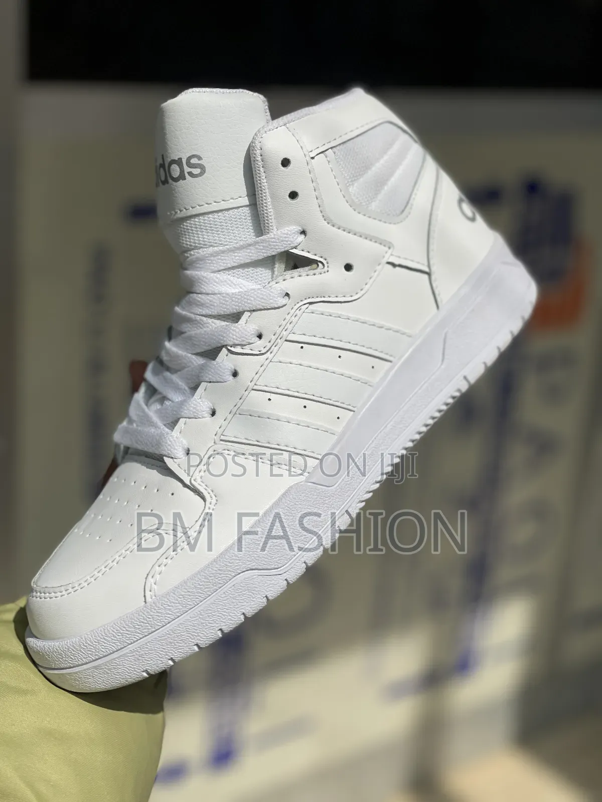 Adidas Hoops 3.0 White Boots (With Free Delivery (