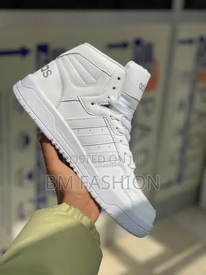 Adidas Hoops 3.0 White Boots (With Free Delivery (