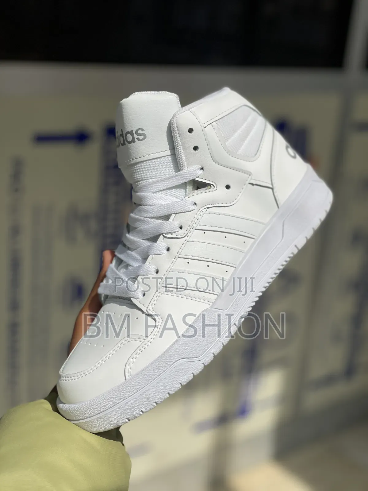 Adidas Hoops 3.0 White Boots (With Free Delivery (