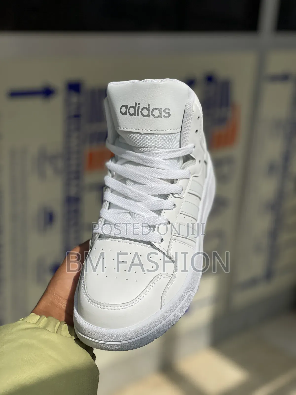 Adidas Hoops 3.0 White Boots (With Free Delivery (