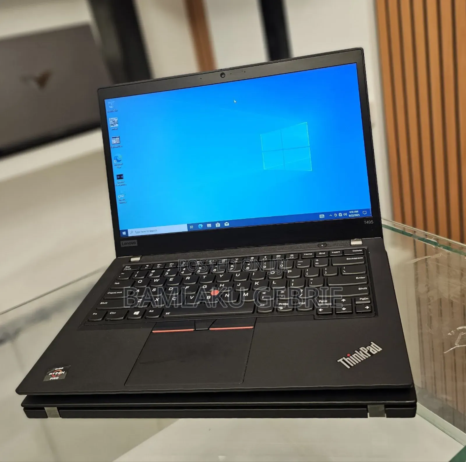 New Laptop Lenovo ThinkPad T495s 16GB AMD Ryzen 5 SSD 512GB
