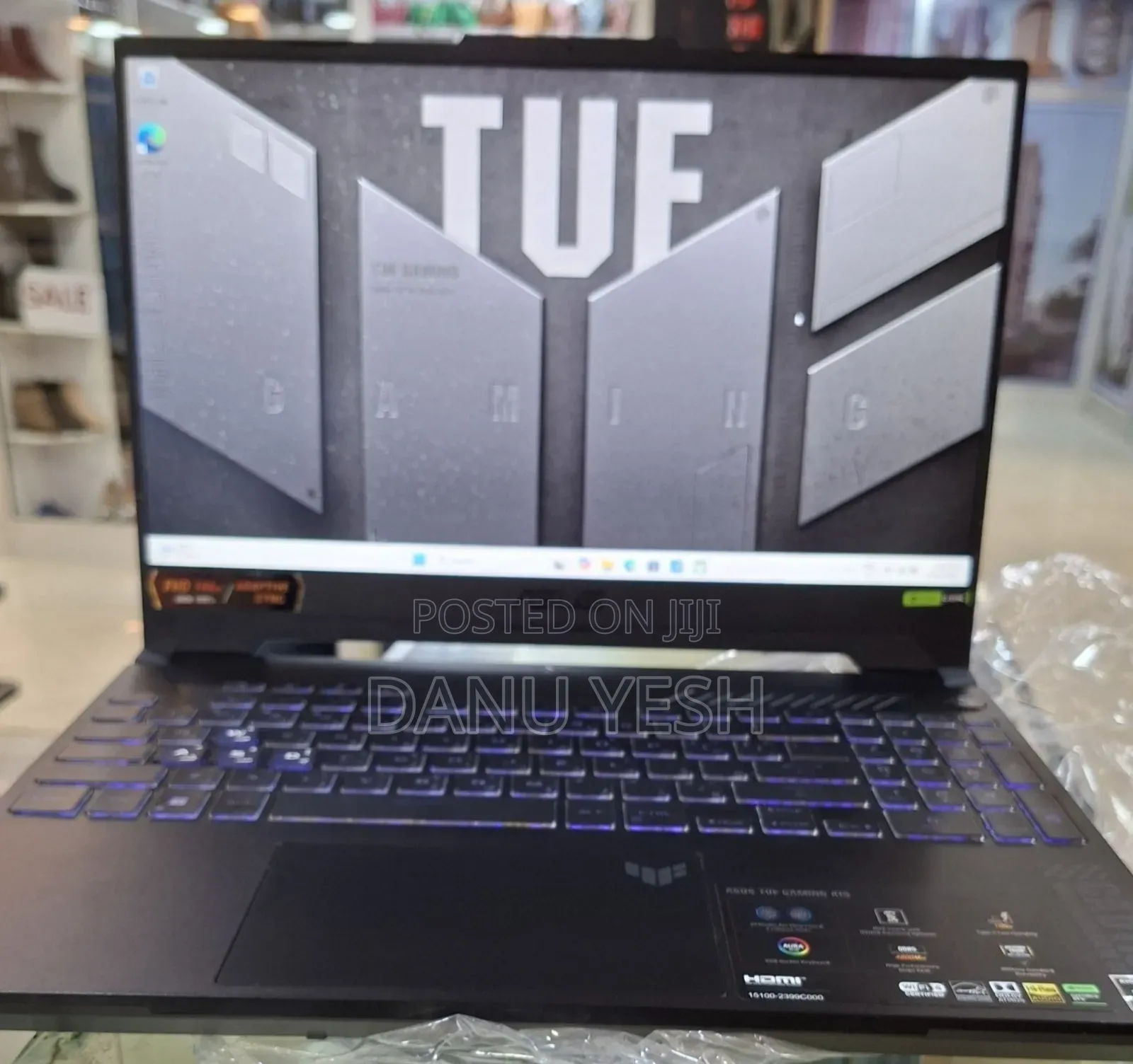 New Laptop Asus TUF Gaming A15 16GB AMD Ryzen 7 SSD 512GB