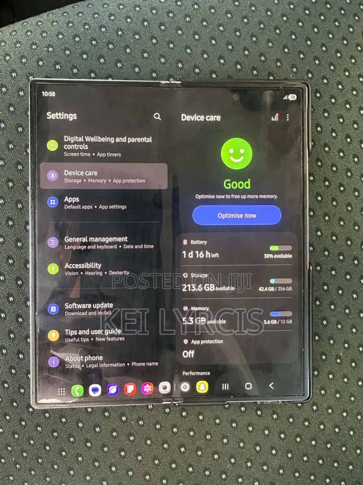Samsung Galaxy Z Fold6 256 GB Silver