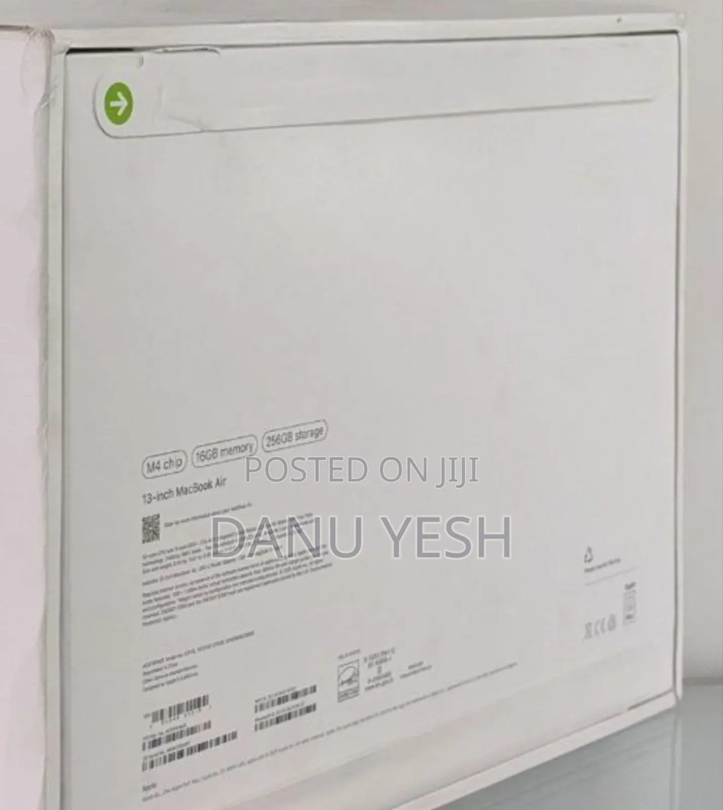 New Laptop Apple MacBook Air 16GB Apple M4 SSD 256GB