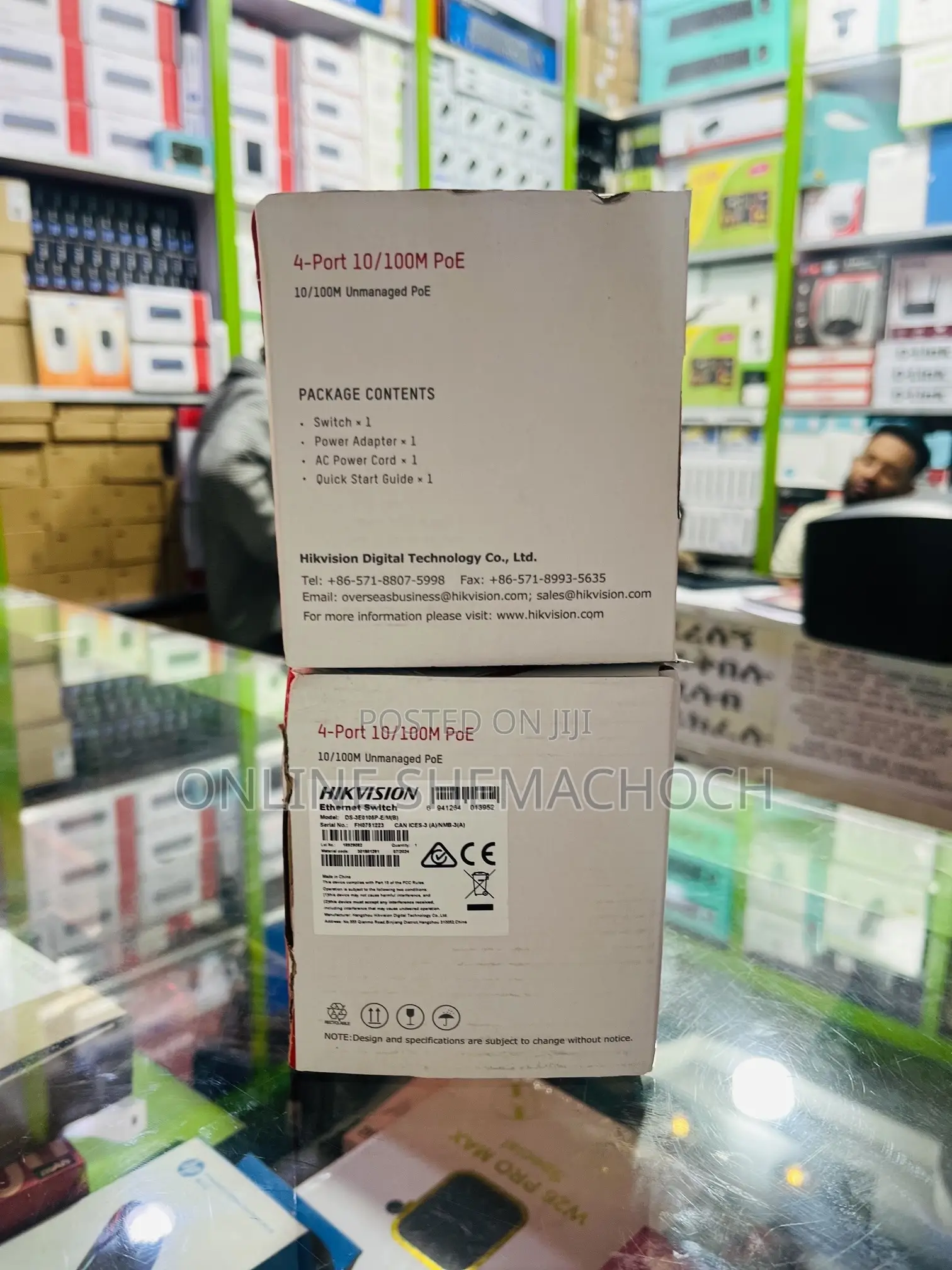 Hikvision 4 Port 10/100 M Poe Switch (Unmanaged)