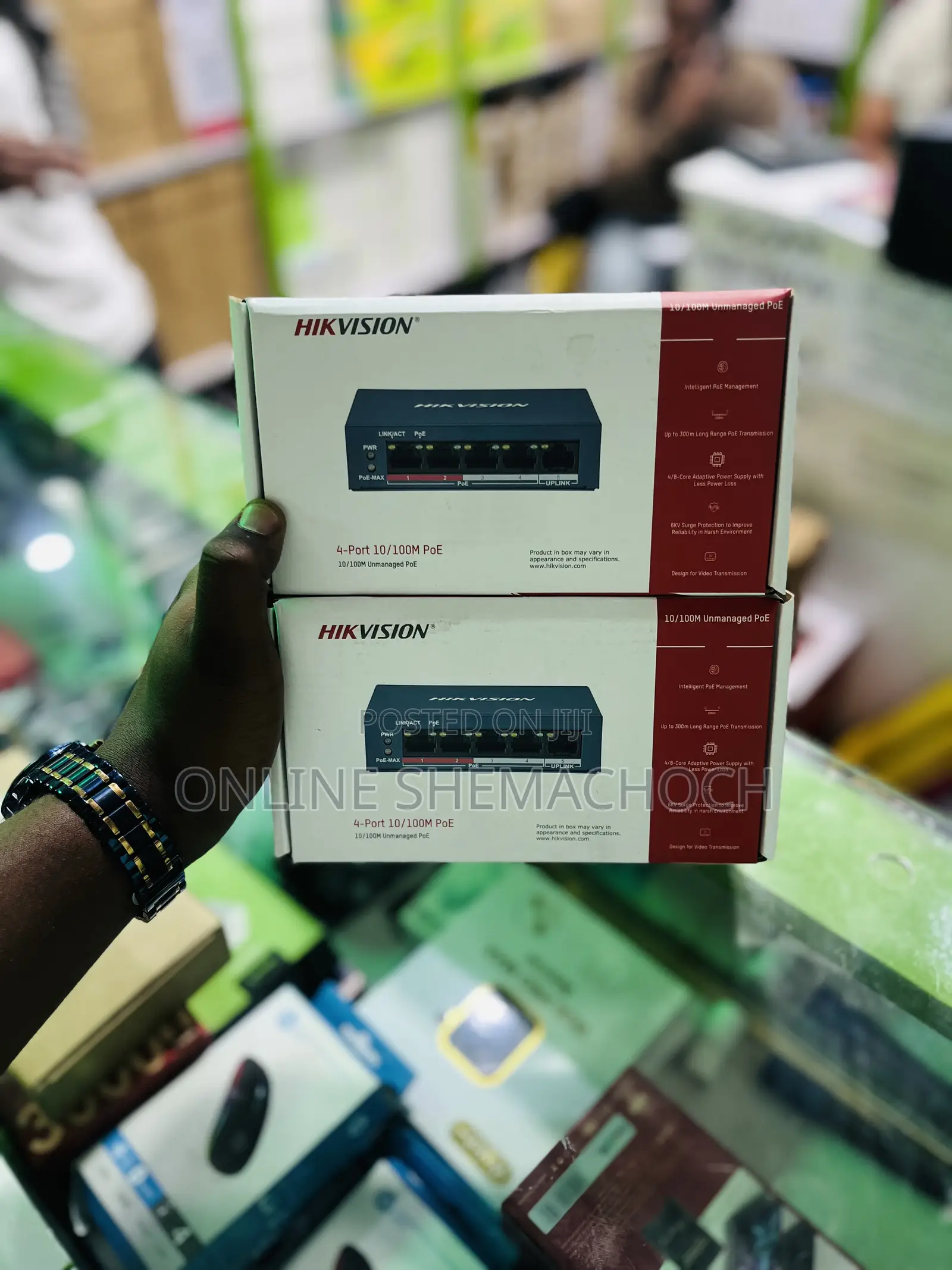 Hikvision 4 Port 10/100 M Poe Switch (Unmanaged)