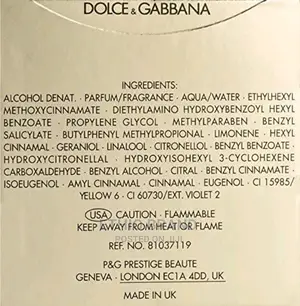 Dolce and Gabbana Black for Her