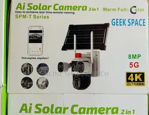 Geek Space Ai Solar 8mp Camera Ultra Hd