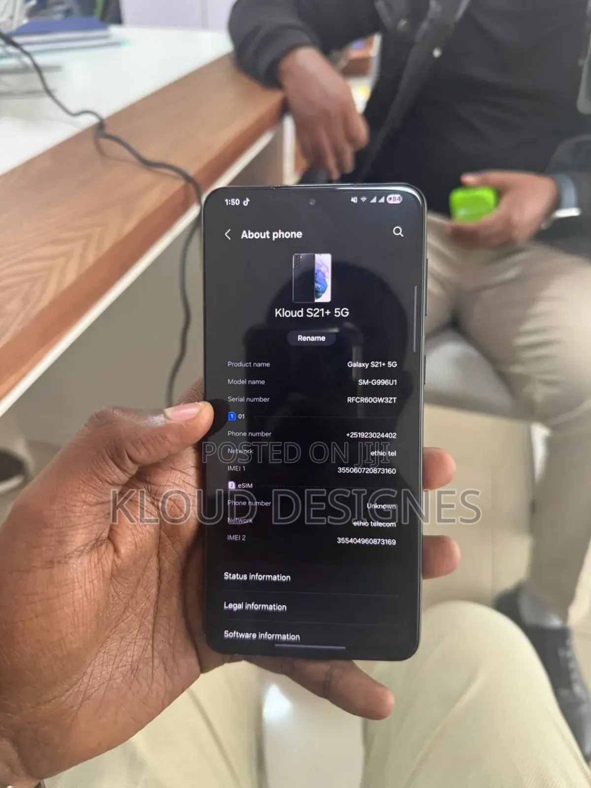 Samsung Galaxy S21+ 5G 128 GB Black