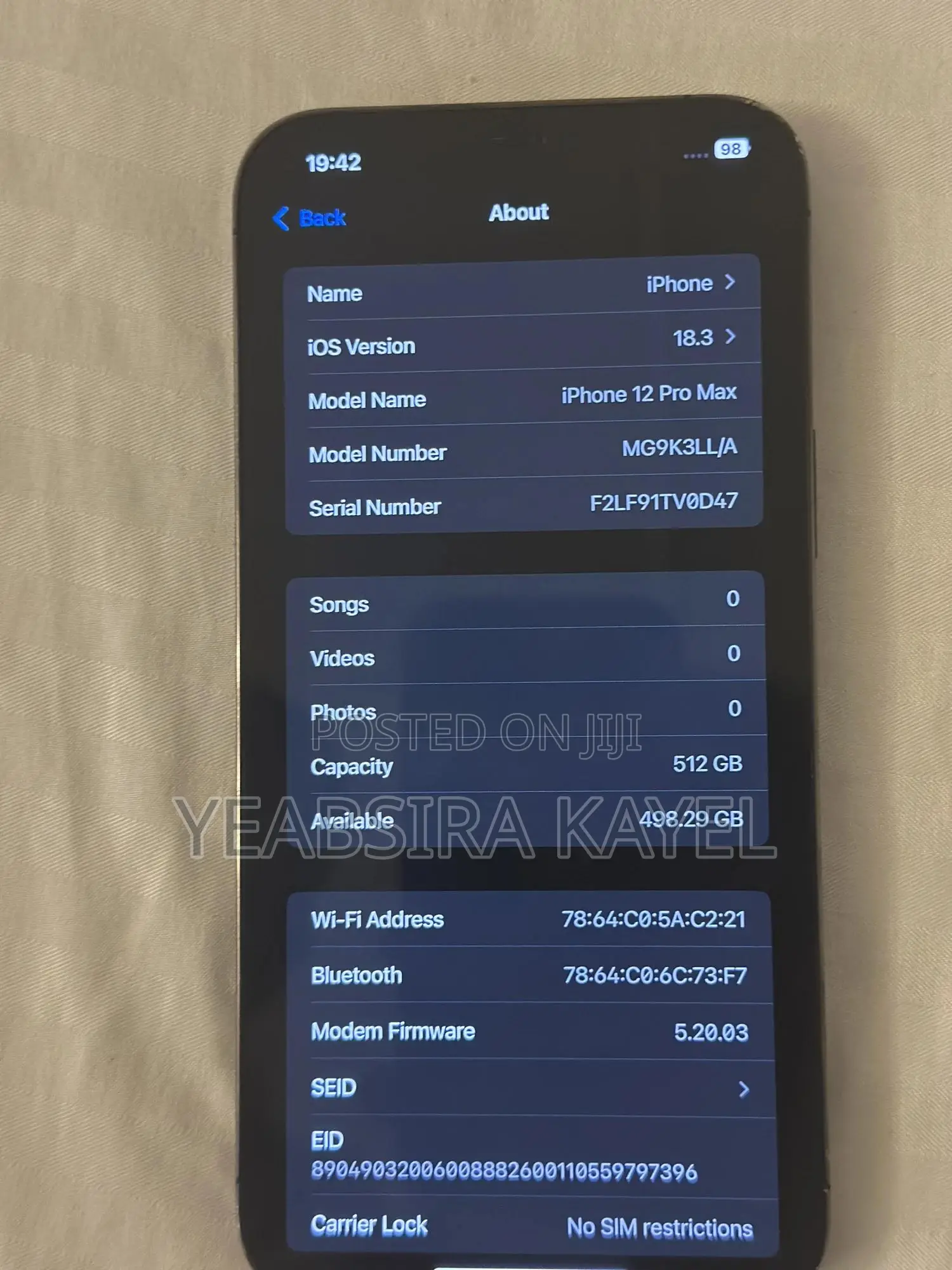 Apple iPhone 12 Pro Max 512 GB Black