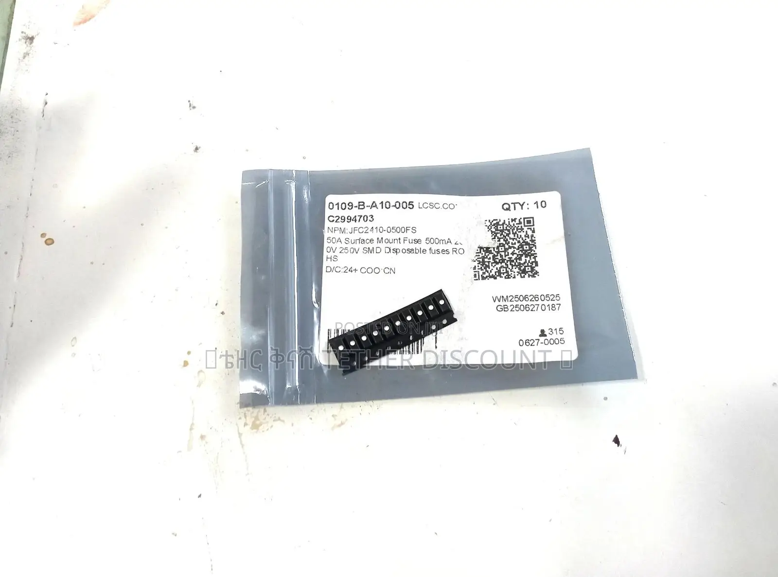 50a Surface Mount Fuse 500ma
