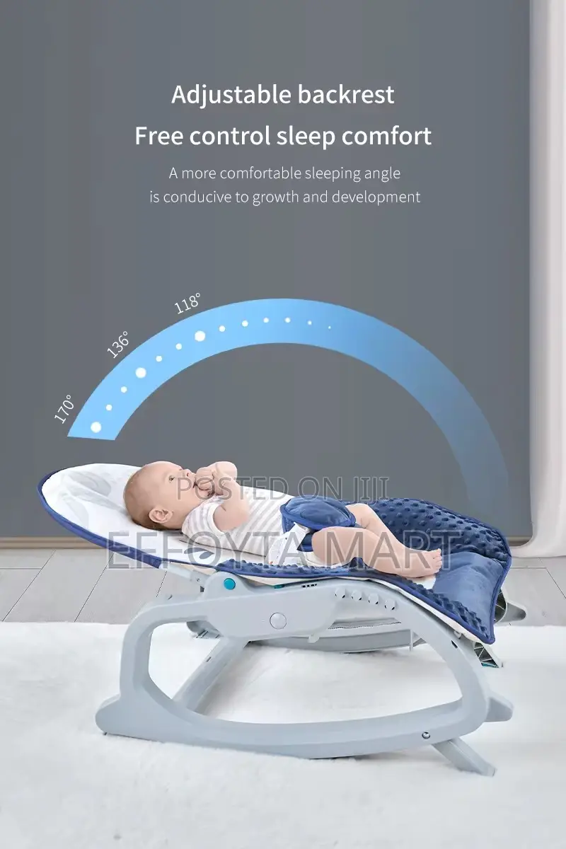 Play and Sleep 3 in 1 Newborn to Toddler Rocker አራስ ልጆችን ማስተኛ