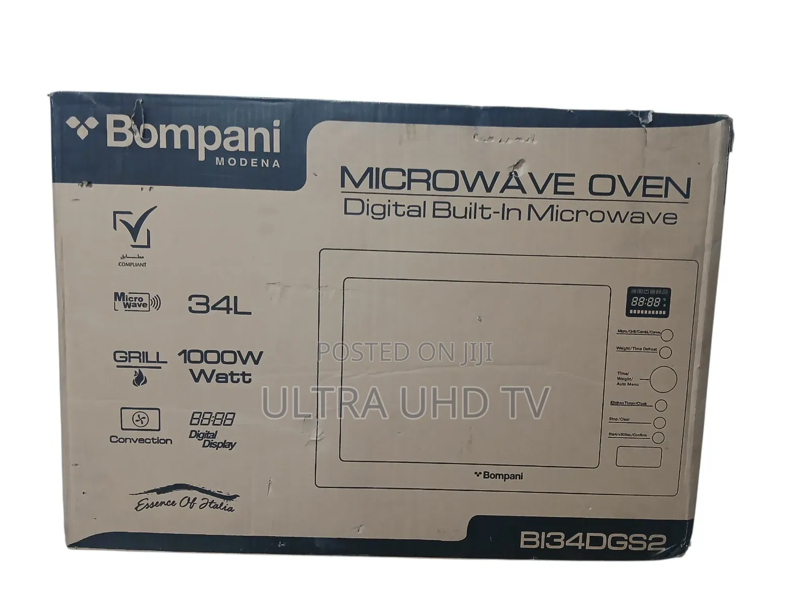 Bompani Modena 34l Digital Built-in Microwave Oven With Model Number
