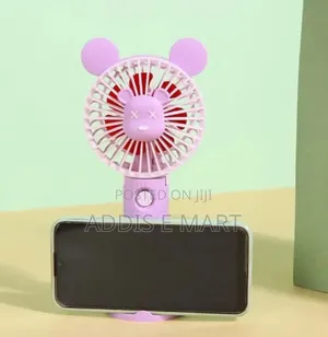 Portable Mini Desk Fan With Phone Stand