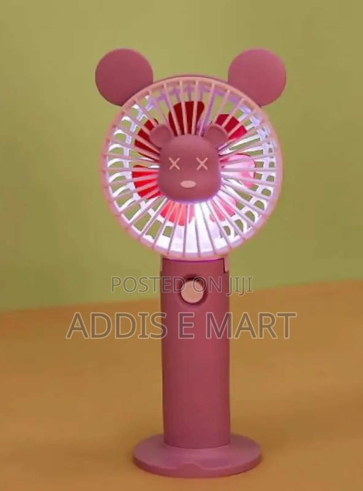 Portable Mini Desk Fan With Phone Stand