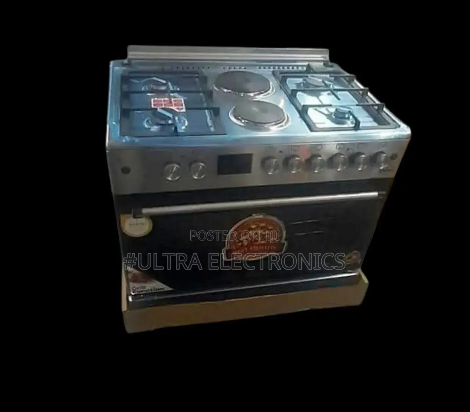 +1 This Is a Delta 90x60cm Freestanding Cooker. It Features Both