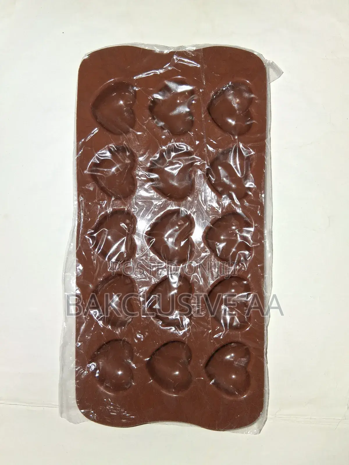 Silicone, Heart-Shaped Chocolate Mould